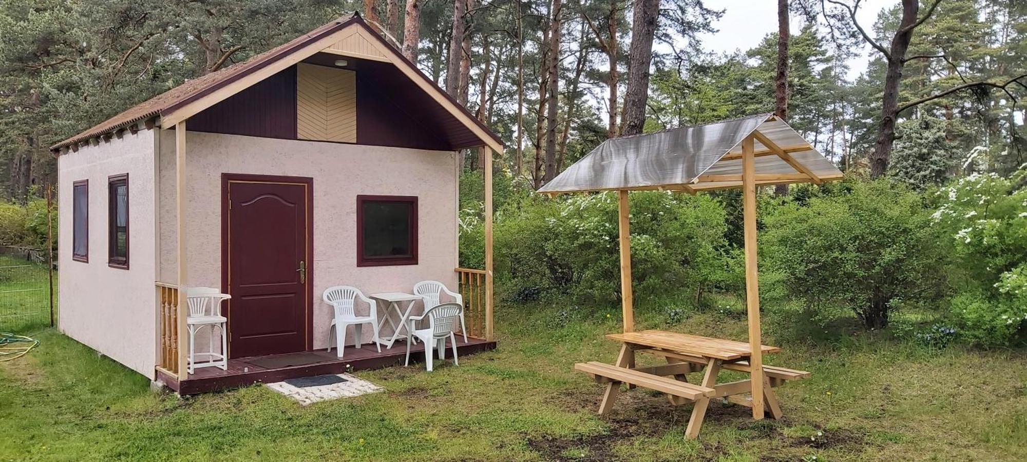 Zem Priedem Villa Lapmezciems Bagian luar foto